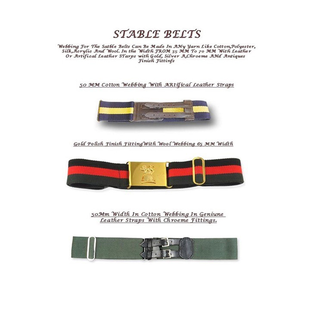 Webbing, Stable Belts
